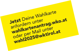 Info Wahlkartenantrag