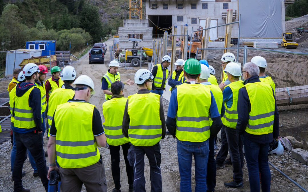Wirtschaftsbund lud zur Baustellenbesichtigung: Einblick in die Energiezukunft Tirols