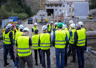 Wirtschaftsbund lud zur Baustellenbesichtigung: Einblick in die Energiezukunft Tirols