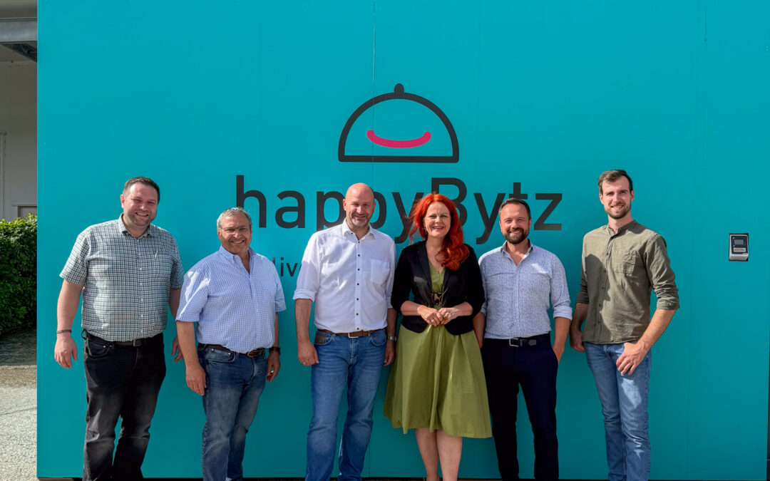 Wirtschaftsbund besucht Tiroler Innovationsbetrieb happyBytz in Hall