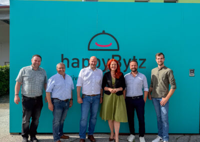 Wirtschaftsbund besucht Tiroler Innovationsbetrieb happyBytz in Hall