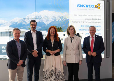 Mobilität aus Tirol für die ganze Welt: Hagele zu Gast bei SWARCO